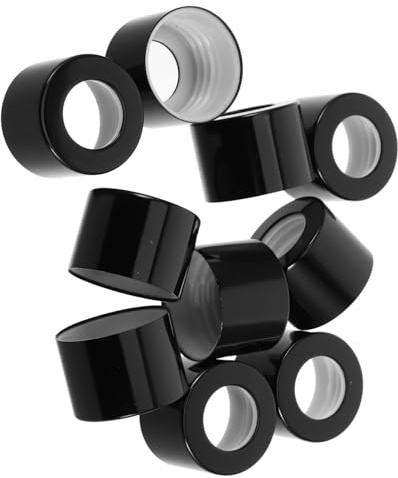 Schwarze Ersatzkappen für Schilfdiffusor, 10 Stück Alumina, Nachfüllbar