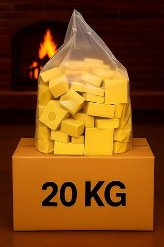 ZNX Premium Firewood & Kindling – Half-Cut Logs for Open Fires, Camping Stoves & Pizza Ovens – Sustainable Wooden Fire Starters/Stove Fuel 5 Kg, 10 Kg, 15 Kg and 20 Kg (20 Kg)