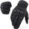 WTACTFUL Taktische Handschuhe Einsatzhandschuhe Tatical Gloves Herren Vollfinger Touchscreen Gilt für Kletter Radfahren Motorrad Jagd Motorradhandschuhe Geländewagen Arbeits Schwarz L