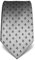 Vincenzo Boretti Herren Krawatte reine Seide Fleur-de-Lis Muster edel Männer-Design zum Hemd mit Anzug für Business Hochzeit 8 cm schmal/breit silber