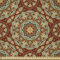 ABAKUHAUS Mandala Stoff als Meterware, Mittelalterliches Mosaik-Entwurf, Microfaser Multi Zweck Dekostoff für Kunsthandwerke, 3M (230x300cm), Hellblau