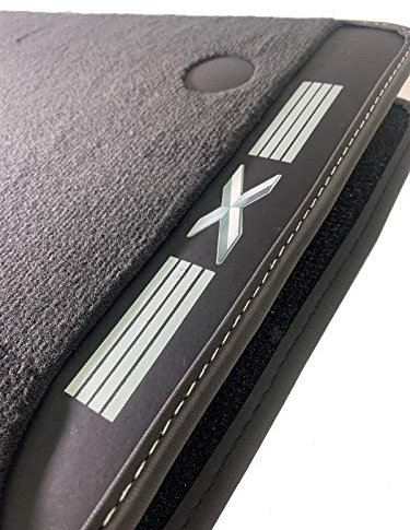 Autoteppich-Set für BMW X5 ab 2019, Velour Premium Premium Qualität mit Maßen und Originalen Befestigungen – Teppiche G05