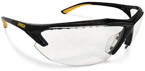 Dewalt DPG106 Spector In-Viz Bifocal Safety Glass - Black/Yellow Frame - Clear Lens - 2.5 Diopter, DPG106-125D