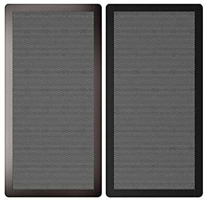 140 mm Fan Filter, HFEIX Computer Case, Dustproof Magnetic Frame, Mesh, Black, Pack of 2 (140 x 280 mm)