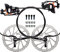 Chooee Freni Idraulici MTB per Bici, Anteriore e Posteriore Mountain Bike Freni a Disco Set di Freno della Biciclett,Nero