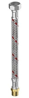 Meiflex Panzerschläuche für Heizung, Klima 1/2 Zoll, 700 mm