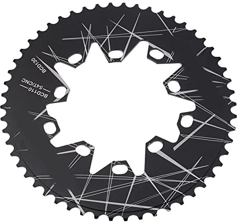 VGEBY Fahrrad Oval Kettenblatt 110/130mm BCD Oval Kettenblatt 54T Narrow Wide Kettenblatt für 7 8 9 10 Speed Rennrad Faltrad Bicycleseat Fahrräder Und Ersatzteile