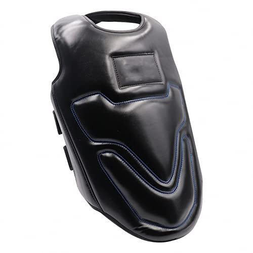 MAOTN Verdickter Boxen brustschutz,Sanda Muay Thai kämpfer schutzweste Erwachsene,schwarzer Trainings Taekwondo Chest Guard,gemütlich Body Protector,atmungsaktiv brustpanzer,Black,One Size