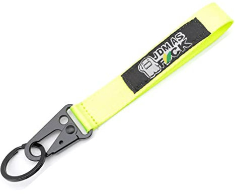 Streetculture JDM AS FaCK PERFORMANCE - Nylon Jet Tag Schlüsselanhänger - Auto Garage Custom Car Accessories Zubehör Lanyard Schlüsselband Motorsport Japan Keychain