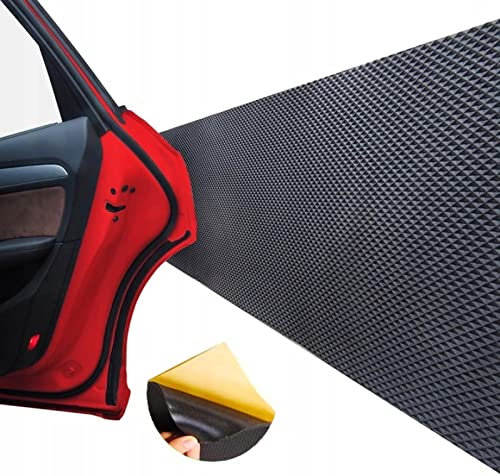 Garagen-Wandschutz selbstklebend 200x20 cm Prallschutz Rammschutz Garagenpolster Türkantenschutz Wasserabweisend schwarz perfekt für Jede Wandoberfläche