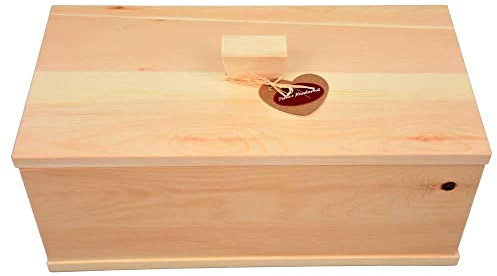Zirbenbrotdose mit Griff rechteckig 40.5x20.5cm