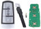 Schlüssel Fernbedienung Autoschlüssel Funkschlüssel 3 Tasten Sendeeinheit 433Mhz Sender ID48 Chip mit elektronische Karte Transponder Gehäuse Fräsen Batterie für Passat B6 CC 2006-2011