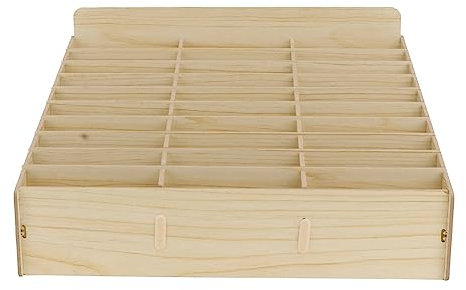 MAGICLULU Handy-Aufbewahrungsbox Mit 30 Fächern Holz-Handyhalter Organizer Für Büro Besprechung Klassenzimmer Handy-Display Khaki
