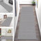 Teppich Läufer Flur Küche rutschfest waschbar Küchenläufer Korridor Tepiche Lang 120X240CM Grau Schwarz Weiß Teppichläufer Meterware Kücheteppich Schlafzimmer Wohnzimmer Flurmatte Breit 40-120cm