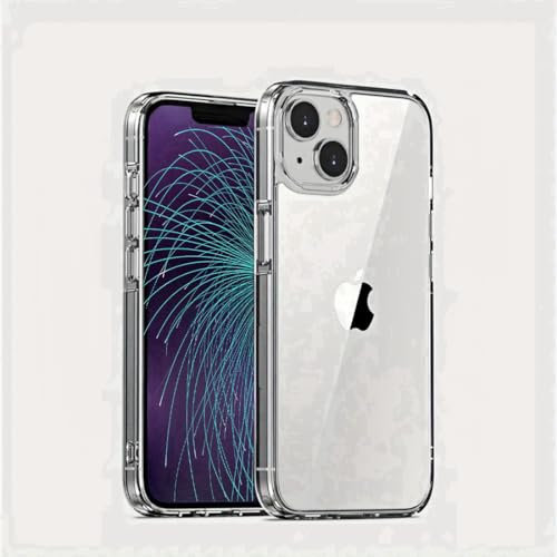 Hülle Handyhülle Für iPhone 14 Stoßstange Schutzhülle Anti Kratzen Anti Fingerabdruck Anti Gelb Bumper Stoßfest Fallschutz Kratzfest Schutzhülle Case 6,1 Zoll Dünne TPU Silikon Durchsichtig Cover