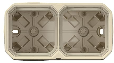 Legrand Plexo 069867L Aufputzgehäuse 2 Positionen horizontal oder vertikal Beige