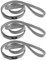 CAPARK 18 mm Nylon-Kletterschlingen, 23 kN, starke Gurtbänder für Klettern, Abseilen, Schaukel, Yoga-Hängematte usw. (3 Stück, grau, 120 cm)