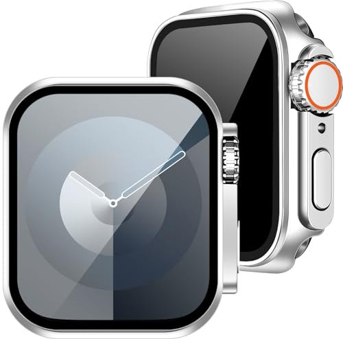 2Buyshop Hülle für Apple Watch Serie SE & 6 5 4 40mm Schutzhülle Hülle mit Anti Spy Sichtschutz Displayschutz Sehen Aus Wie iWatch Ultra Schutz Gehäuse für Apple Watch Series SE 6 5 4 Hülle 40mm Case