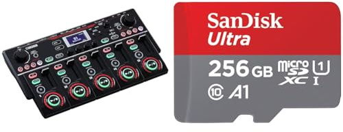 Boss RC-505 MK2 Loop Station & SanDisk Ultra Android microSDXC UHS-I Speicherkarte 256 GB + Adapter (Für Smartphones und Tablets, A1, Class 10, U1, Full HD-Videos, bis zu 150 MB/s Lesegeschwindigkeit)