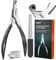 Duwize Dog & Cat Nail Clippers - All Steel Material, 1.22-inch Large Opening, Built-in Spring, No Hair Pinch, for Medium to Large Dogs and Cats, Free Nail File - Professional Grooming Tool for Pets