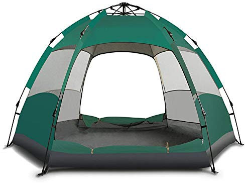 Zelt Regenfestes sechseckiges großes Zelt Reisecamping Automatisches Geschwindigkeitsöffnungszelt Campingzelt