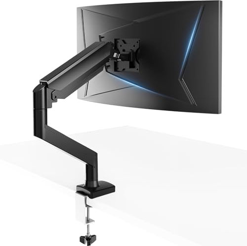 GTPLAYER Monitor Halterung Monitor arm monitorhalter für 13 bis 32 Zoll Bildschirme, Einzelner Monitorarm Ständer Hält 2~10 kg, Höhenverstellbare mit Neigungen, Schwenken, Dreht, VESA 75 & 100 mm