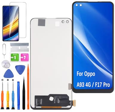 HLYGZX Écran pour Oppo A93 4G / F17 Pro TFT LCD Écran de Rechange CPH2121 CPH2123 CPH2119 Assemblée réparation Kit(Pas d'empreinte Digitale)