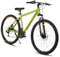 Hiland 29 Inch Mountain Bike, Aluminium Frame 21 Speed MTB with Disc Brake Suspension Fork, Mountain Bike For Men Green