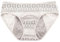 Periodenunterschwäsche String Tanga Damen Schwarz Baumwolle Unterhosen Periodenslip Hohe Taille Weich Inkontinenz Slip Panties Starke Blutung Bequeme High Waist Perioden Unterwäsche Menstruation Slip