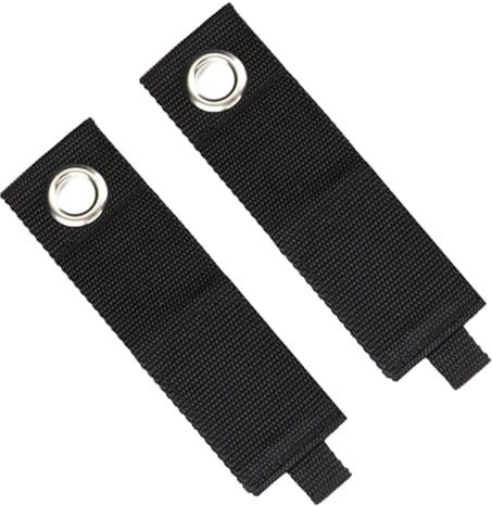 2 Pieces Hook and Loop Storage Strap Hanger Extension Cord Holder Organizer Cord Wrap Keeper, Cable Straps for Power Cables Rope