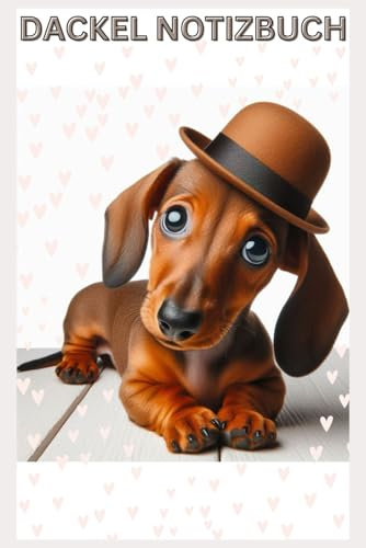 Dackel Notizbuch Das perfekte Geschenk für Dackelliebhaber & Dackel-Fans, Notizbuch mit Dackel-Motiv A5, Liniert, Hundemotiv: Buch, Journal, Tagebuch ... Hund, Tiere, Natur, Haustiere, Zubehör