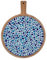 Little Creations Mosaik Bastelset Runde Servierbrett Blau | DIY set Erwachsene Mosaik Bastelset Runde Servierbrett | 39 cm lang en 30 cm breit | Vielseitige Anwendungsmöglichkeiten