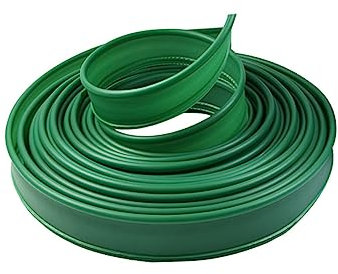 KITANDOVE 1 Rolle Garten-isolierstreifen Garten-randstreifen Rasenkantenstreifen Garten-schutzstreifen Gras Und Baumschutzband Kunststoff Grün Wetterfest Wiederverwendbar