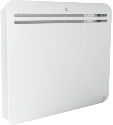 Voltman Chauffage connecté WiFi inertie sèche Fonte - Blanc - 1000W