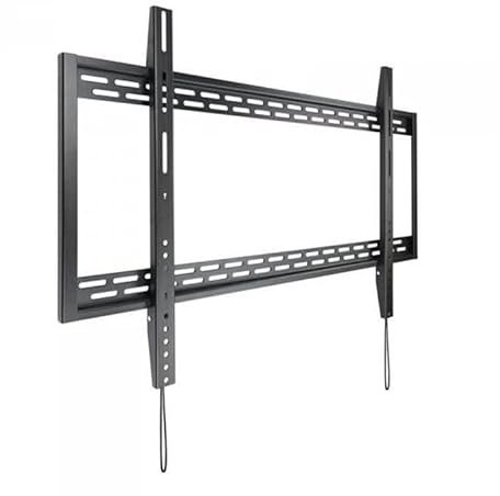 Soporte de TV y Monitor Fijo Ultra Delgado para 37-90 Pulgadas, Capacidad de 75 kg, Color Negro - Ideal para Espacios reducidos y Montaje en Pared.