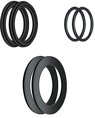Kaezuy 6 Stück Pool O-Ringe, Pool Gummi Dichtringe Unterlegscheiben Runde Dichtung, O-ringe Gummidichtung, Sandfilteranlage Unterlegscheiben für Kolbenventil Absperrhahn