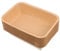 Gogogmee 25Pièces Assiettes Papier Kraft pour Snacks Frits pour Bbq Événements Résistantes à Huile à Eau