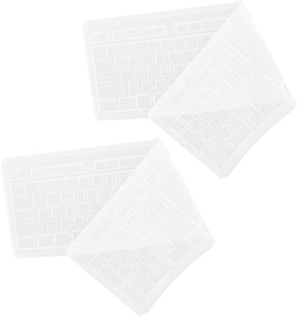 OFFIGAM 2pcs Keyboard Film Full Protection Keyboard Cover Qwerty Accessory Cover for