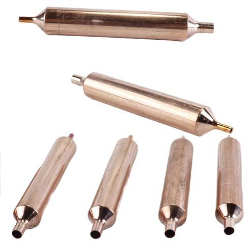 Durlo 5pcs Copper Fridge Filter , Durable Water Filter Kit for air conditioning water tank or refrigerator