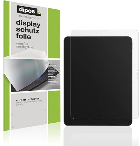 dipos 2x Displayschutzfolie matt für Apple iPad Pro M5 13 Zoll | Antireflex, entspiegelnd, passt perfekt, Ultra-Dünn, kratzfest, blasenfrei, Fingerprint-kompatibel, selbstklebend