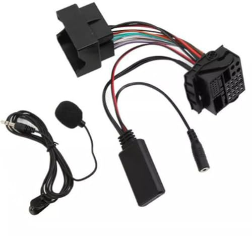 Helilyco Audio AUX Kabel Adapter mit externem Mikrofon für Opel CD30 CDC40 CD70 DVD90, kompatibel mit Astra H, Corsa, Zafira, Vectra C, Meriva, Antara, Movano, Vivaro