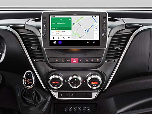 Alpine X902DC-F Touchscreen Navigator, festinstalliert, 9 Zoll LCD Scwarz – Navi (Ost- und Westeuropa) 22.9 cm (9 Zoll), 800 x 480 Pixel, LCD, MP4