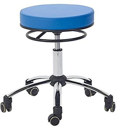 Teqler T-135362blau Rollhocker mit Ringauslöser
