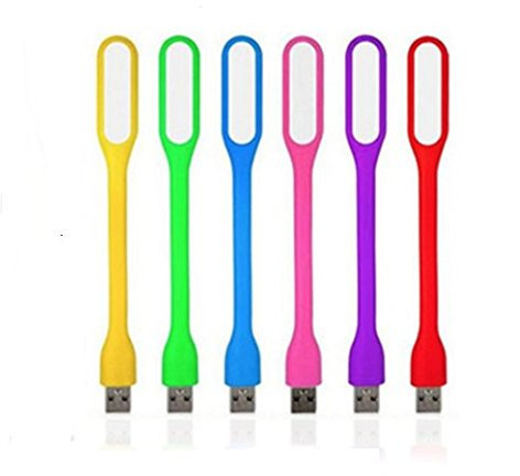 VNDEFUL USB Night Light,Warm White LED Nightlight, for Mobile Power Pack, Laptop, Desktop Computers, Etc (6Pcs)