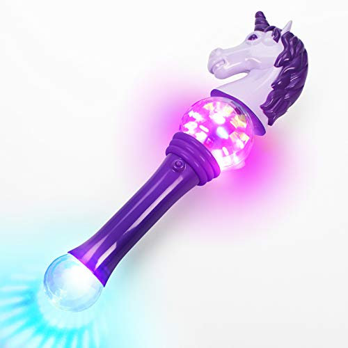 The Glow Company Baguette licorne clignotante (1 paquet)