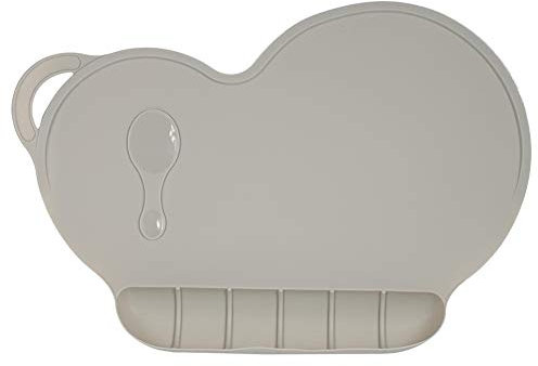 Baby Placemat, Silicone Baby Plate Mat Sucker Anti-slip Waterproof Silicone Child Feeding Plate with Suction Cup for Children, Kids, Toddlers, Kitchen Dining Table, Restaurant