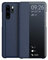 KANSI kompatibel mit Huawei P30 Pro Hülle, Smart View Flip Hülle + Schutzfolie - Navy