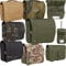 Brandit MOLLE TASCHE MAGAZINTASCHE/FLASCHENTASCHE/GÜRTELTASCHE ARMY MODULAR 13-TYPEN, Produkt:Waschtasche (groß), Farbe:Darkcamo
