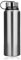 YYW Borraccia termica da 1,5 l, in acciaio inossidabile, per lo sport, con coperchio a tenuta stagna, riutilizzabile, in metallo (argento, 1500 ml, 330 x 95 mm)