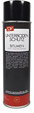 SDV Chemie Unterbodenschutz Bitumen Spray schwarz 6x 500ml UBS KFZ Auto
